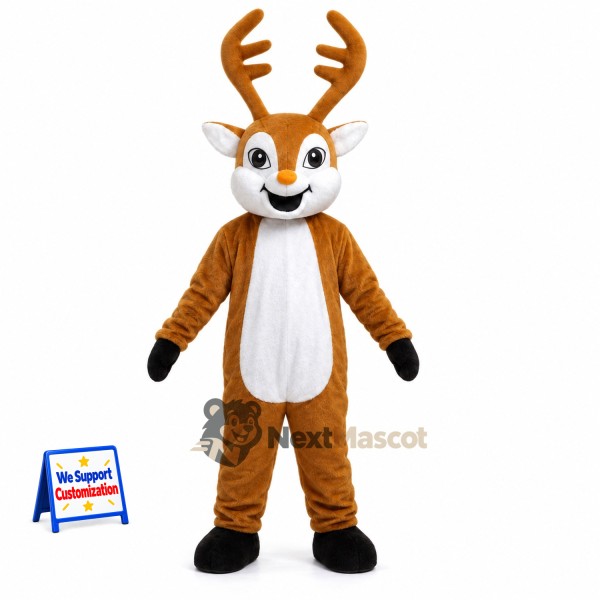 Deer Mascot Costume - Brown for Festivals