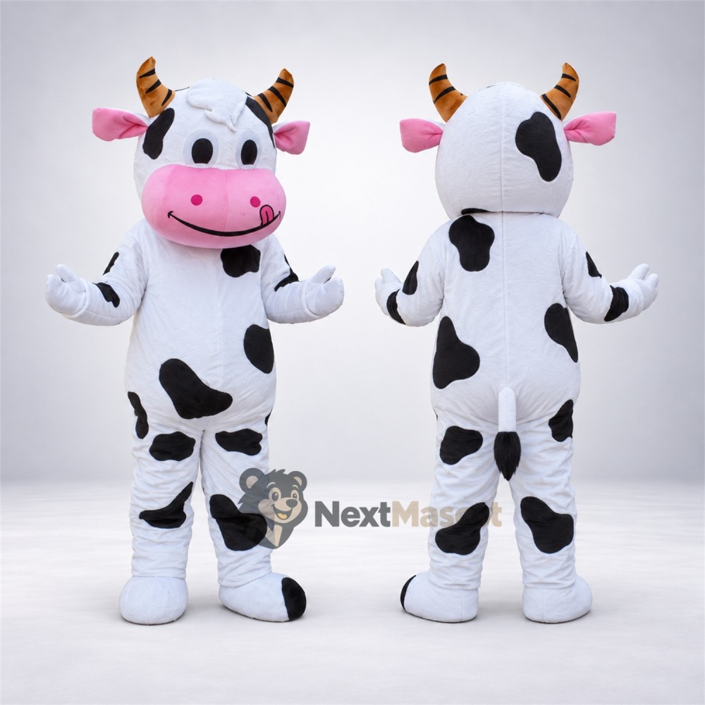 Cow Mascot Costume - Spotted for School Spirit Cow Mascot Costume - Spotted for School Spirit