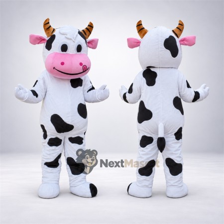 Cow Mascot Costume - Spotted for School Spirit Cow Mascot Costume - Spotted for School Spirit