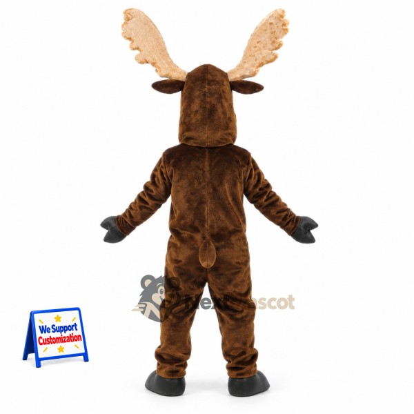 Moose Mascot Costume - Brown for Birthday Parties Moose Mascot Costume - Brown for Birthday Parties