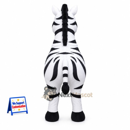 Zebra Mascot Costume for Parades Zebra Mascot Costume for Parades