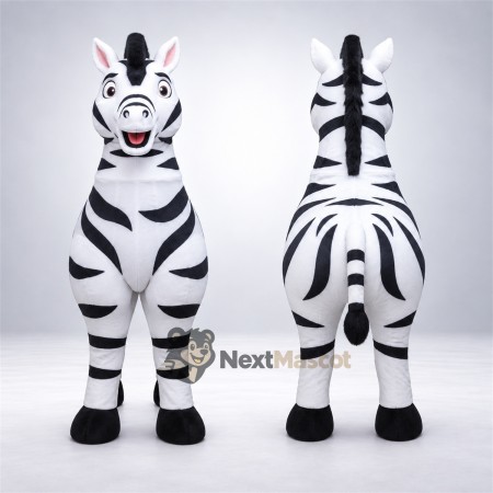 Zebra Mascot Costume for Parades Zebra Mascot Costume for Parades