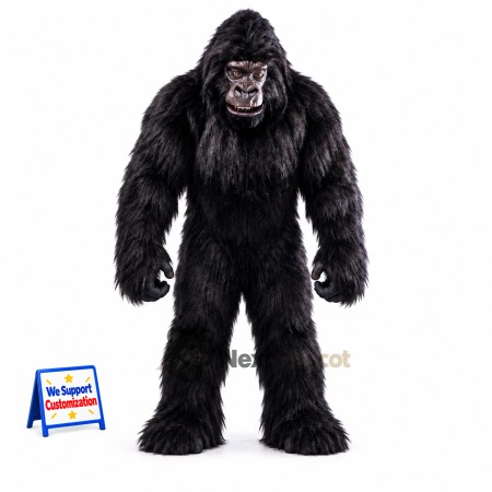 Gorilla Mascot Costume - Black for Sports Days Gorilla Mascot Costume - Black for Sports Days