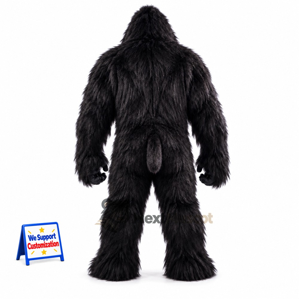 Gorilla Mascot Costume - Black for Sports Days Gorilla Mascot Costume - Black for Sports Days