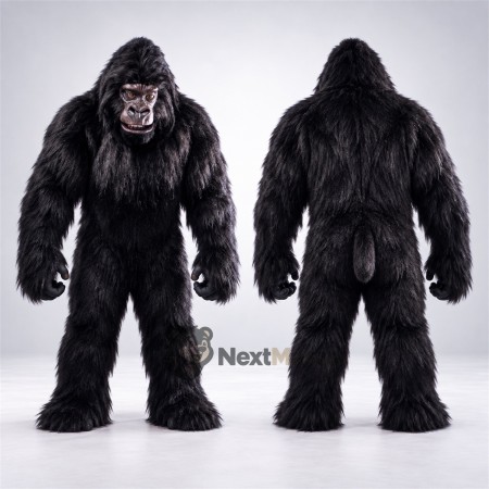 Gorilla Mascot Costume - Black for Sports Days Gorilla Mascot Costume - Black for Sports Days