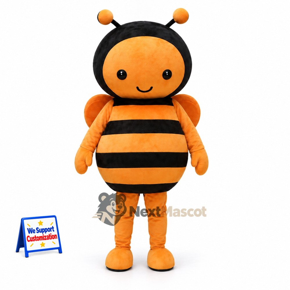 Bee Mascot Costume - Orange Bee Mascot Costume - Orange