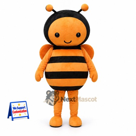 Bee Mascot Costume - Orange Bee Mascot Costume - Orange