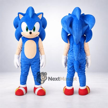 Hedgehog Mascot Costume - Blue Hedgehog Mascot Costume - Blue