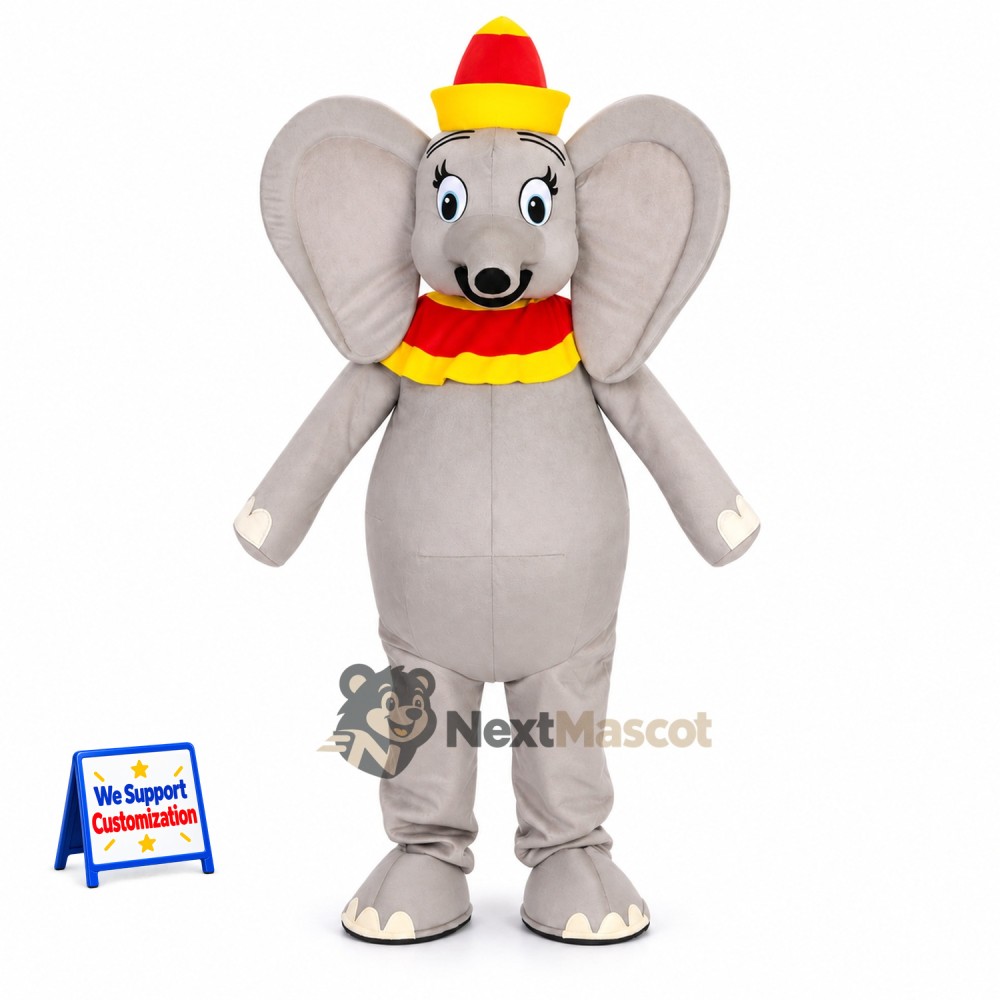 Elephant Mascot Costume - Circus Style for Parades Elephant Mascot Costume - Circus Style for Parades