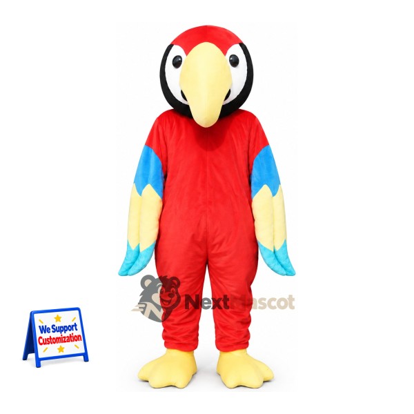 Parrot Mascot Costume - Red for Parades