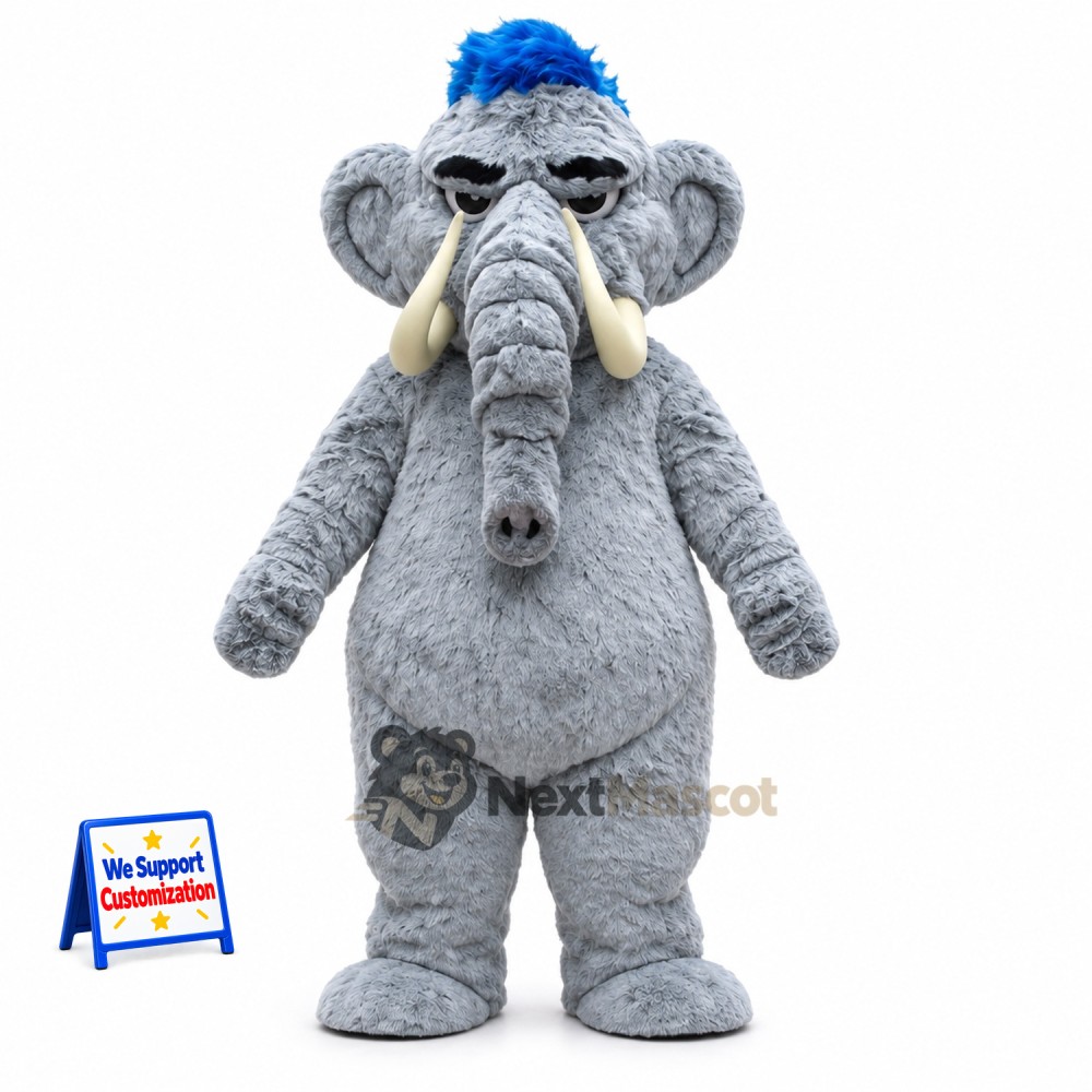 Elephant Mascot Costume - Gray for Community Events Elephant Mascot Costume - Gray for Community Events
