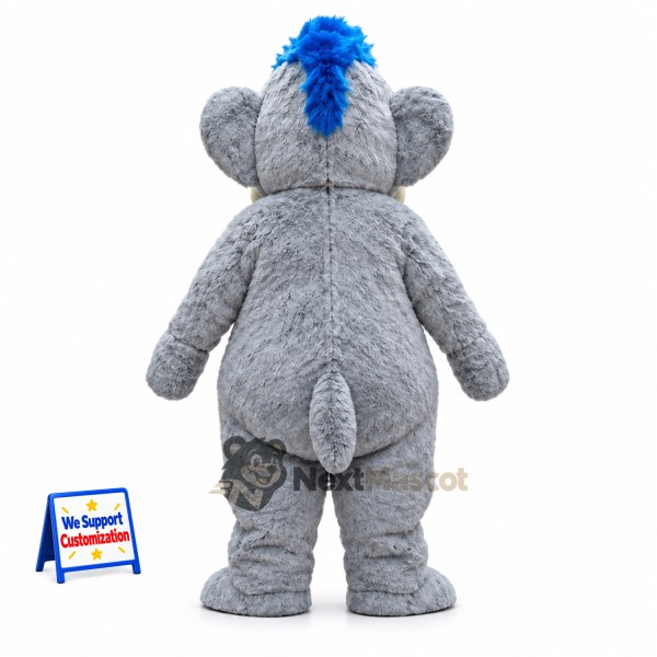 Elephant Mascot Costume - Gray for Community Events Elephant Mascot Costume - Gray for Community Events