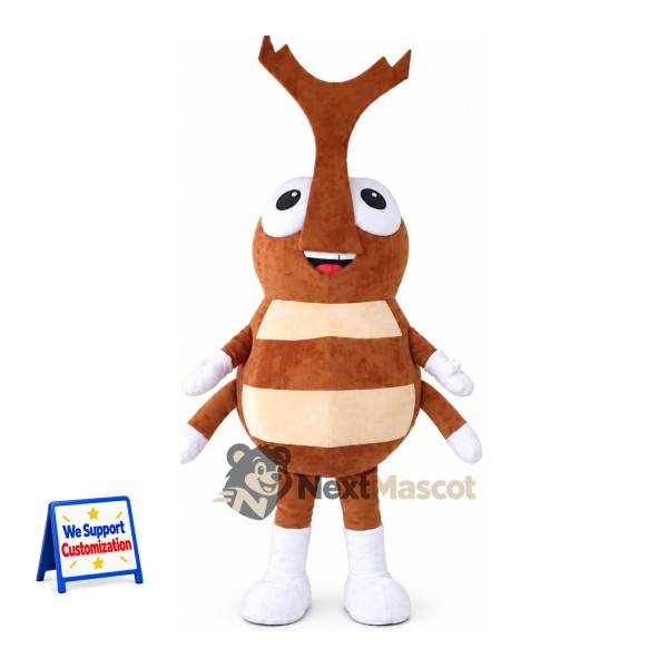 Beetle Mascot Costume - Brown