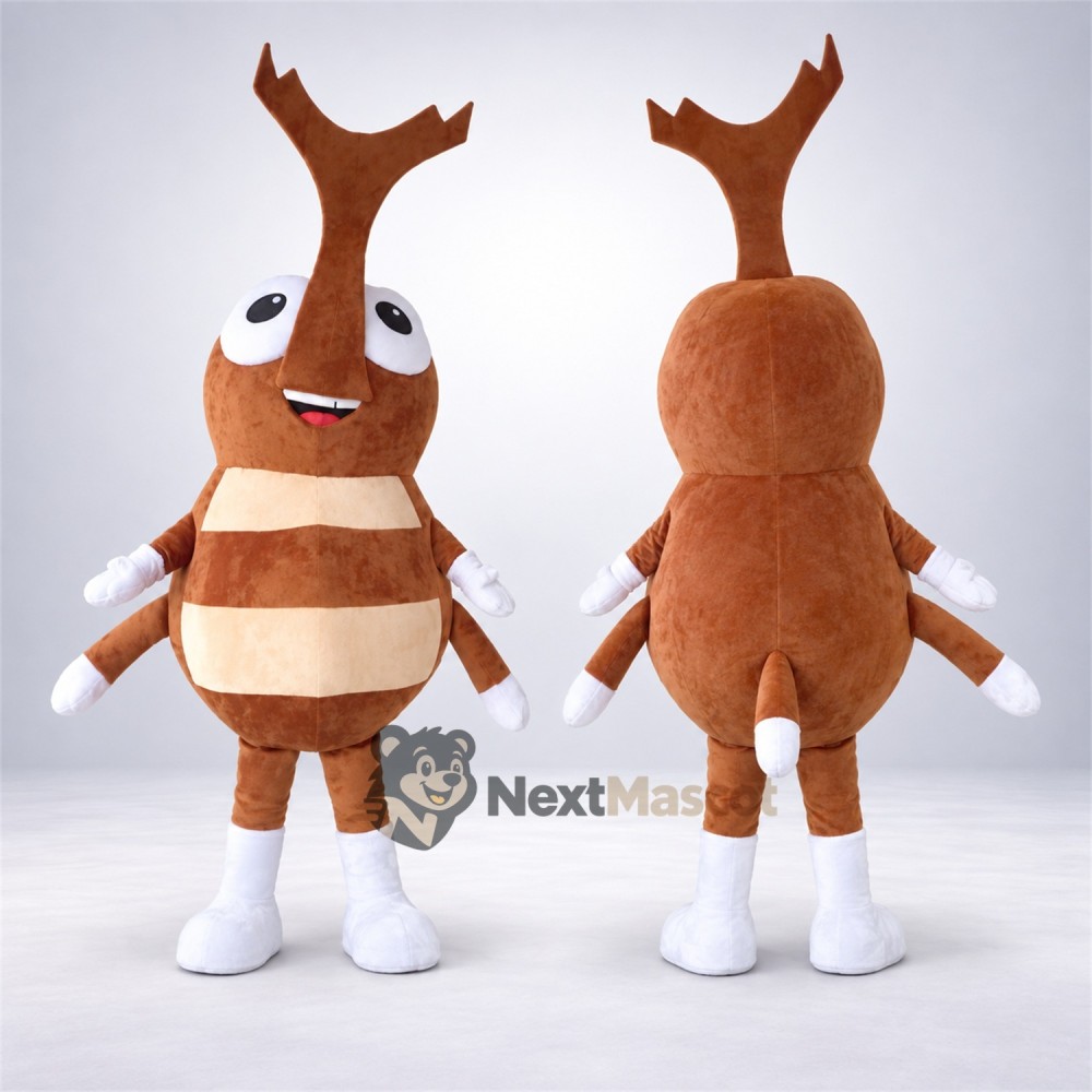 Beetle Mascot Costume - Brown Beetle Mascot Costume - Brown