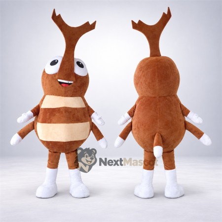 Beetle Mascot Costume - Brown Beetle Mascot Costume - Brown