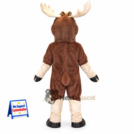 Moose Mascot Costume - Brown for Sports Days Moose Mascot Costume - Brown for Sports Days