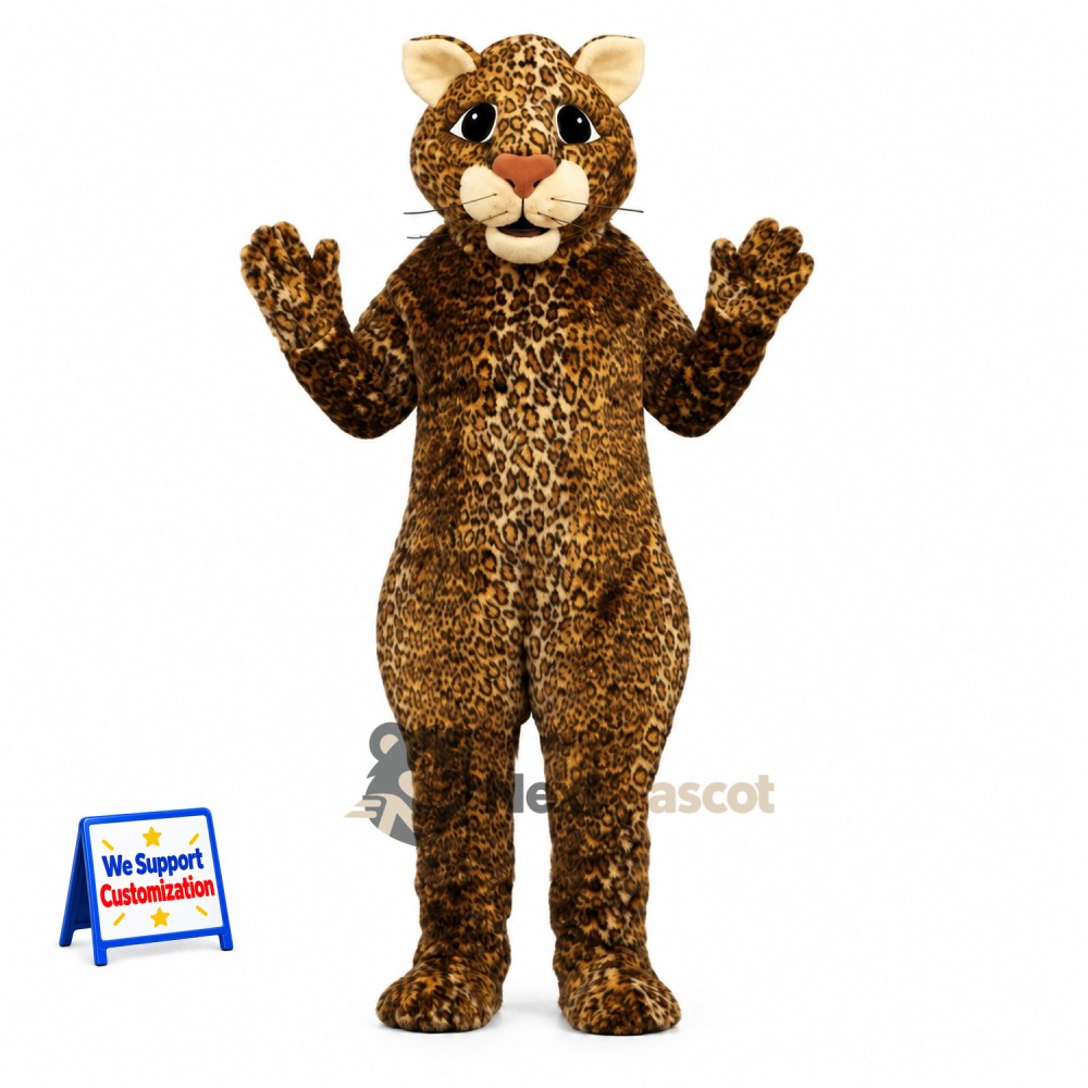 Leopard Mascot Costume - Spotted for School Events Leopard Mascot Costume - Spotted for School Events