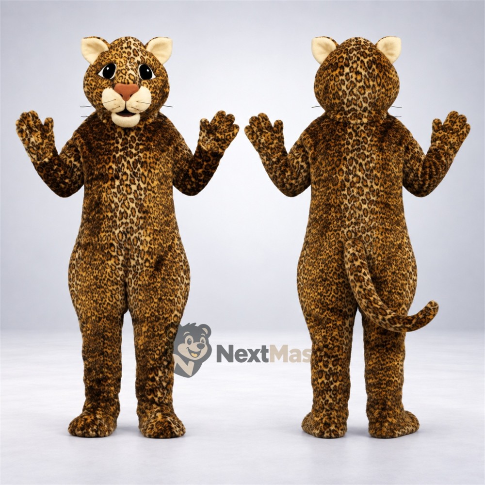 Leopard Mascot Costume - Spotted for School Events Leopard Mascot Costume - Spotted for School Events