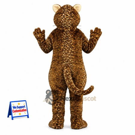 Leopard Mascot Costume - Spotted for School Events Leopard Mascot Costume - Spotted for School Events
