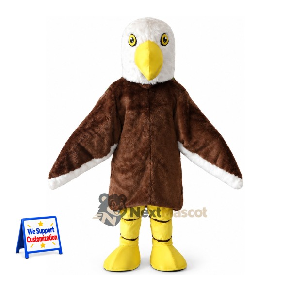 Eagle Mascot Costume - Brown for Festivals