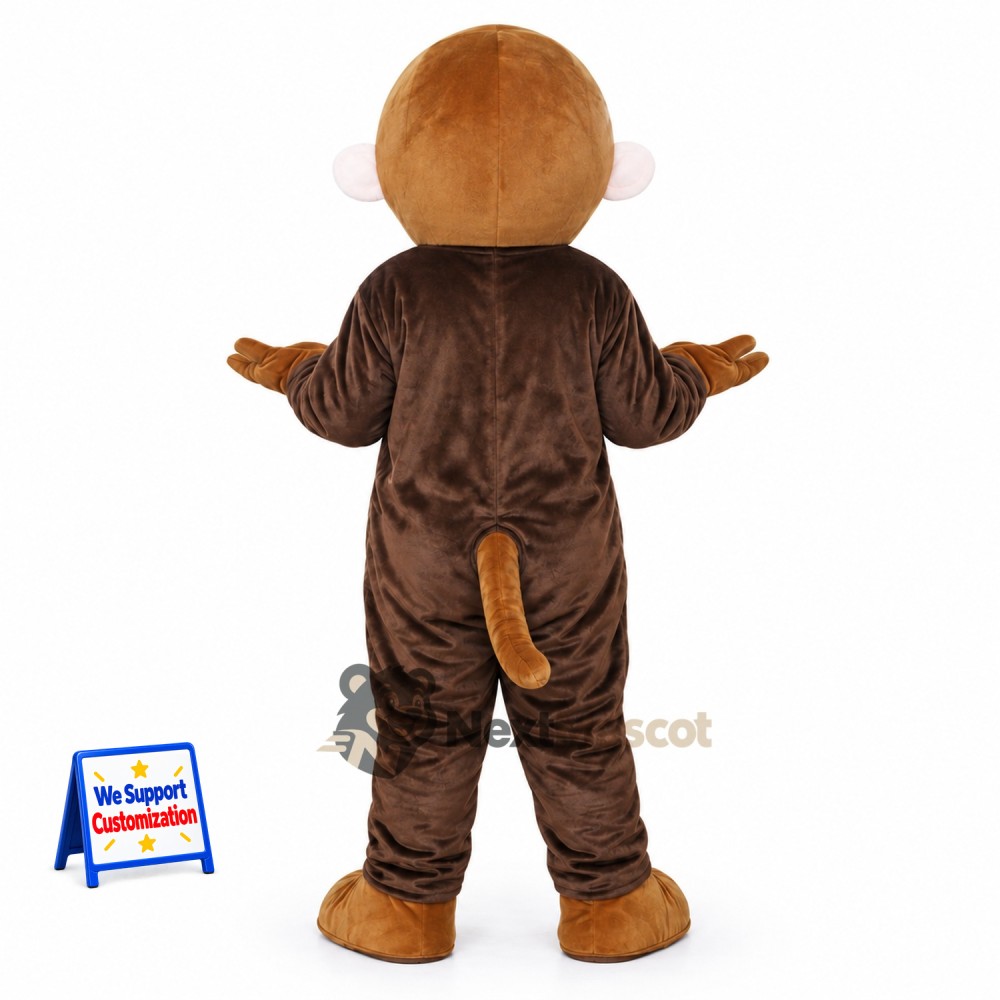 Monkey Mascot Costume - Brown for Parades Monkey Mascot Costume - Brown for Parades