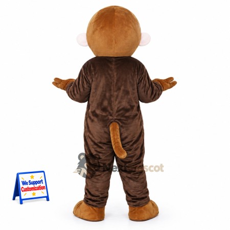 Monkey Mascot Costume - Brown for Parades Monkey Mascot Costume - Brown for Parades