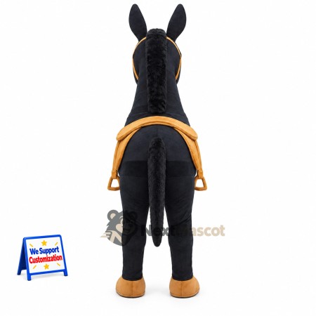 Horse Mascot Costume - Black