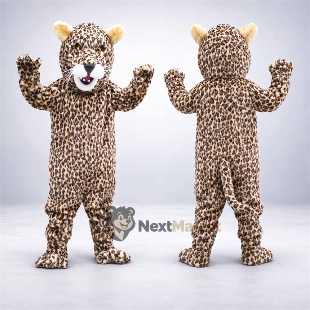 Leopard Mascot Costume - Spotted for Community Events Leopard Mascot Costume - Spotted for Community Events