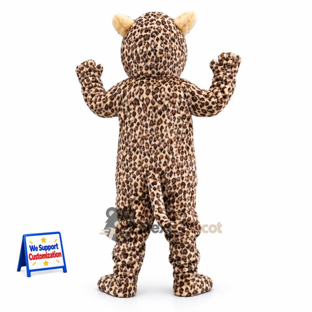 Leopard Mascot Costume - Spotted for Community Events Leopard Mascot Costume - Spotted for Community Events