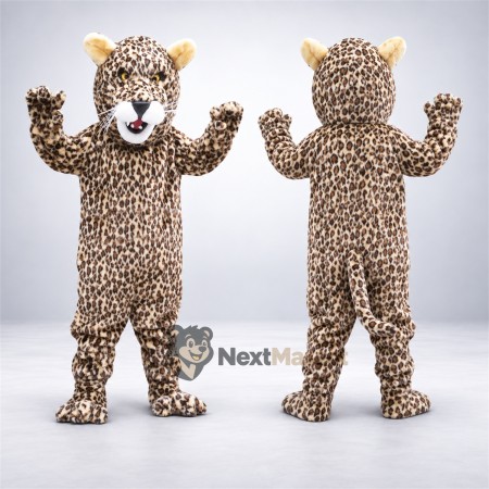 Leopard Mascot Costume - Spotted for Community Events Leopard Mascot Costume - Spotted for Community Events