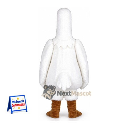 Swan Mascot Costume - White Swan Mascot Costume - White