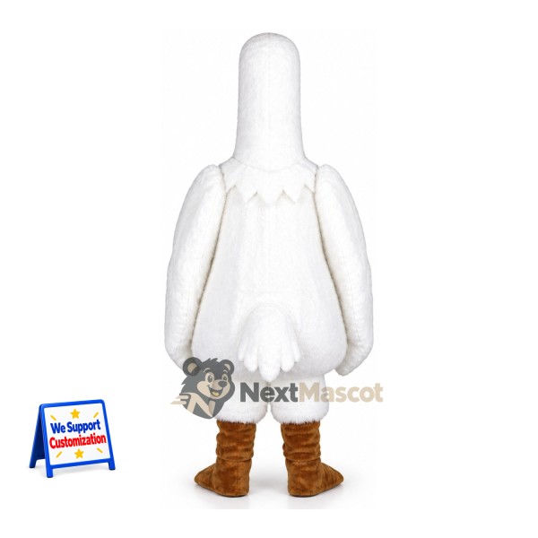 Swan Mascot Costume - White Swan Mascot Costume - White