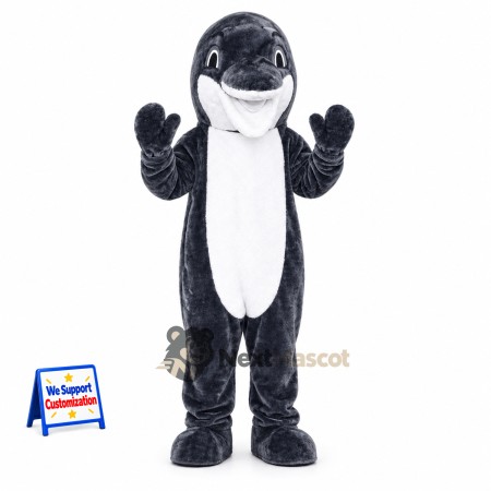 Orca Mascot Costume - Black and White Orca Mascot Costume - Black and White