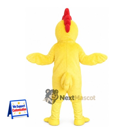 Rooster Mascot Costume - Yellow for School Events Rooster Mascot Costume - Yellow for School Events