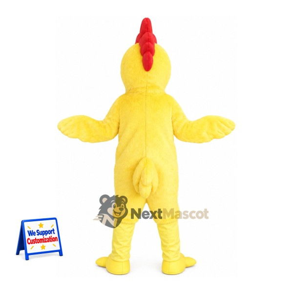 Rooster Mascot Costume - Yellow for School Events