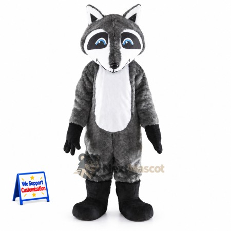 Raccoon Mascot Costume - Gray for Sports Days Raccoon Mascot Costume - Gray for Sports Days
