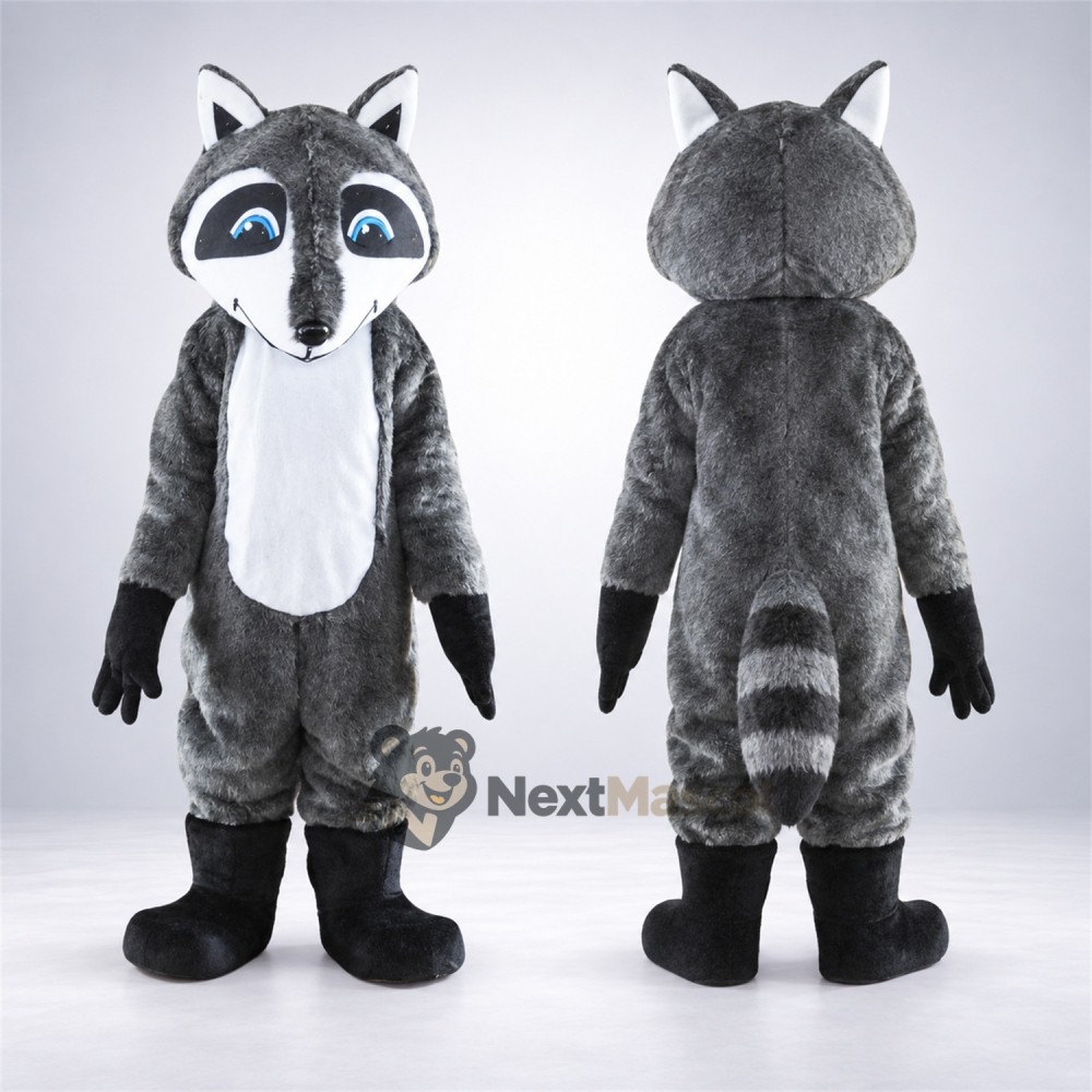 Raccoon Mascot Costume - Gray for Sports Days Raccoon Mascot Costume - Gray for Sports Days