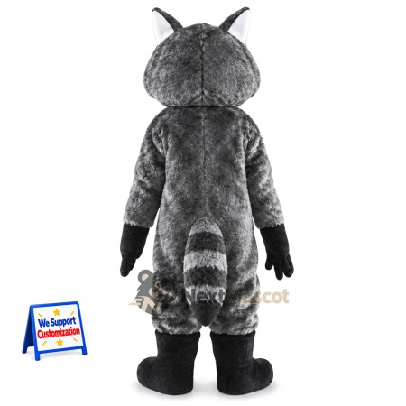Raccoon Mascot Costume - Gray for Sports Days Raccoon Mascot Costume - Gray for Sports Days
