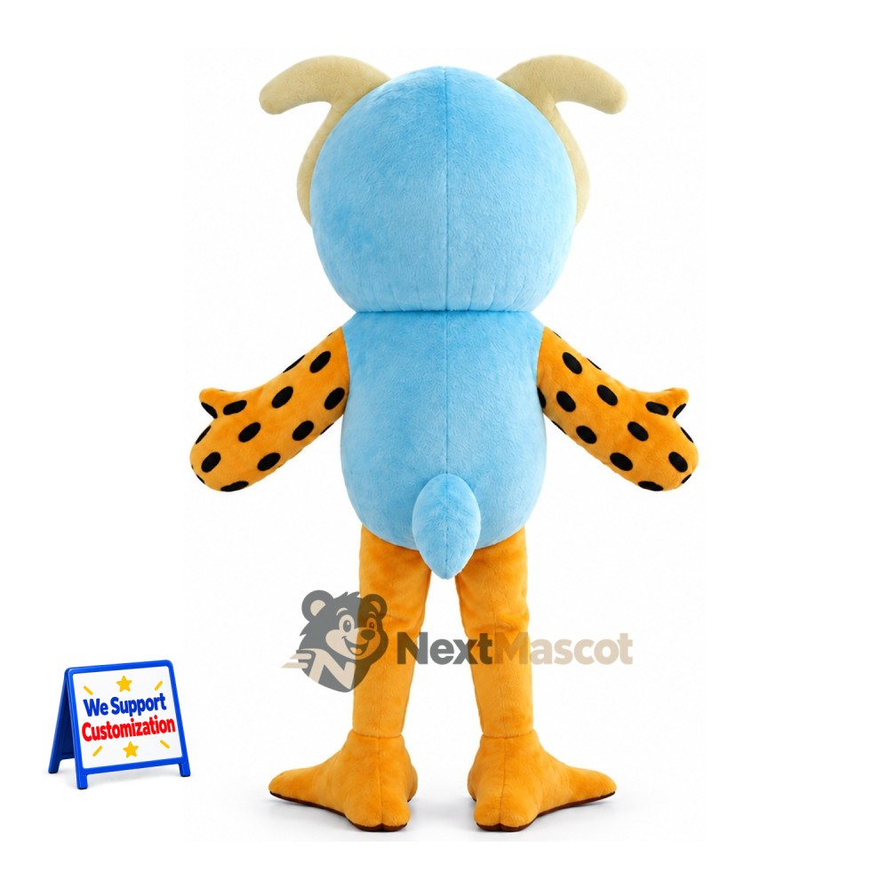 Owl Mascot Costume - Blue for Parades Owl Mascot Costume - Blue for Parades
