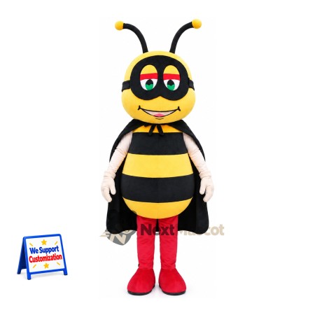 Bee Mascot Costume - Red Boots Bee Mascot Costume - Red Boots