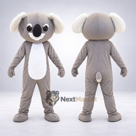 Koala Mascot Costume - Gray for Parades Koala Mascot Costume - Gray for Parades