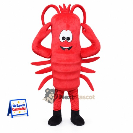 Lobster Mascot Costume - Red for Ocean Festivals