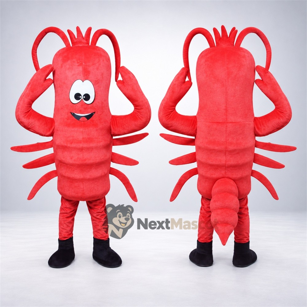 Lobster Mascot Costume - Red for Ocean Festivals