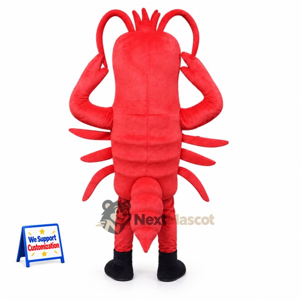Lobster Mascot Costume - Red for Ocean Festivals Lobster Mascot Costume - Red for Ocean Festivals
