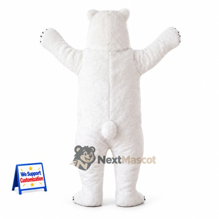 Polar Bear Mascot Costume for School Events