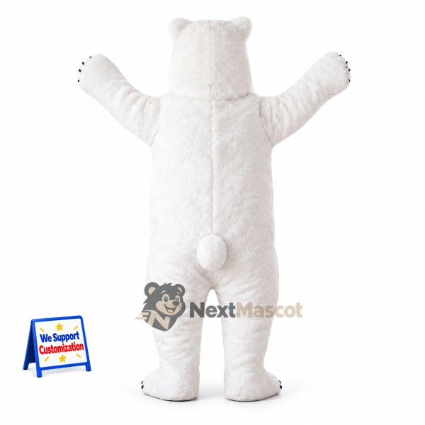 Polar Bear Mascot Costume for School Events Polar Bear Mascot Costume for School Events