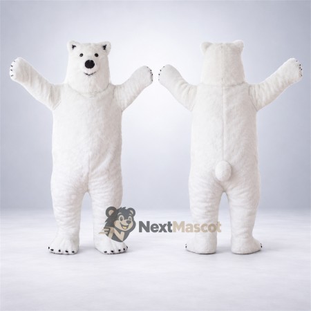 Polar Bear Mascot Costume for School Events