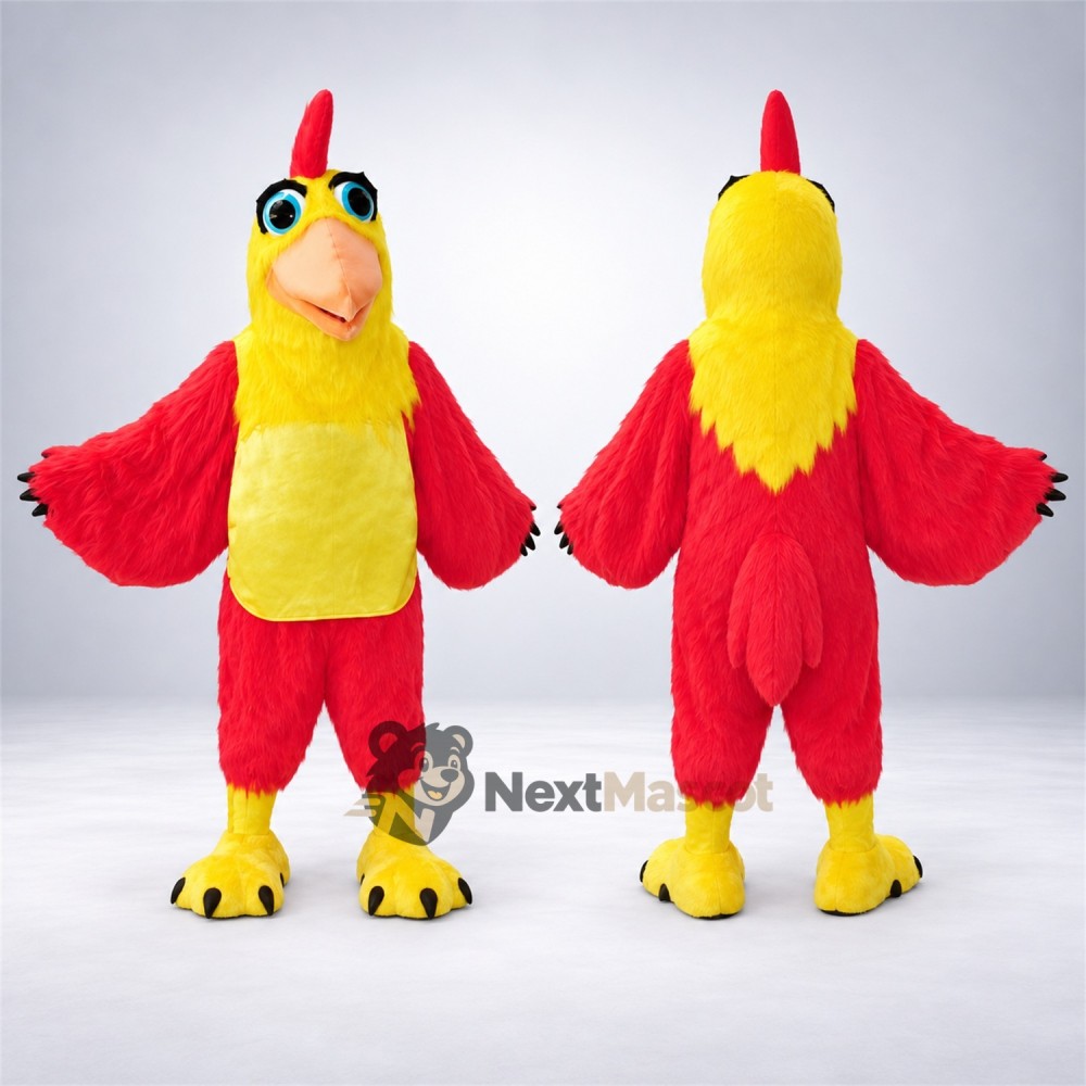 Rooster Mascot Costume - Red for Birthday Parties Rooster Mascot Costume - Red for Birthday Parties