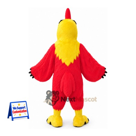 Rooster Mascot Costume - Red for Birthday Parties Rooster Mascot Costume - Red for Birthday Parties