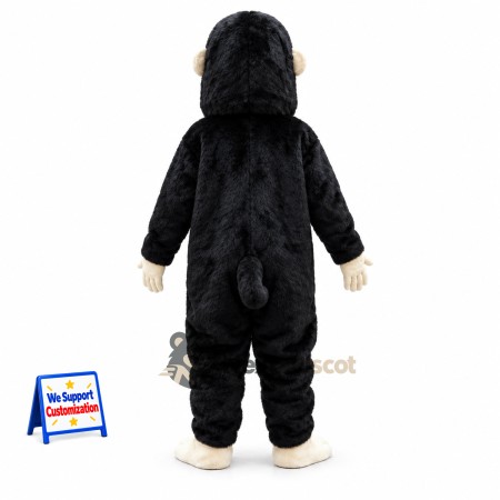 Monkey Mascot Costume - Black for Parades